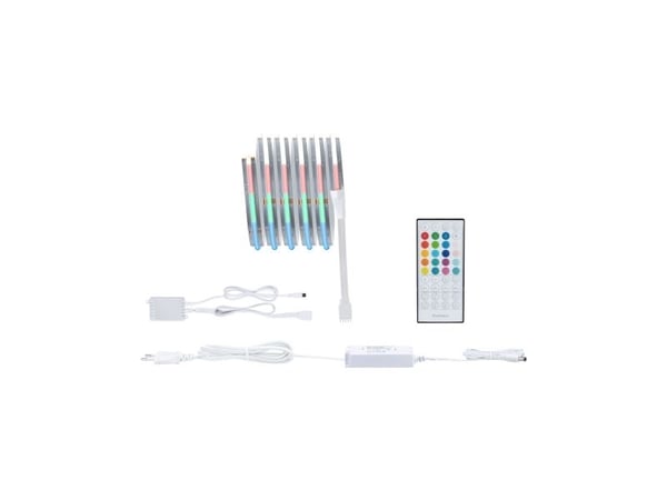 Paulmann 71197, Universell belysningslist, Atmosfär, Universal, Silver, Metall, Plast, IP20