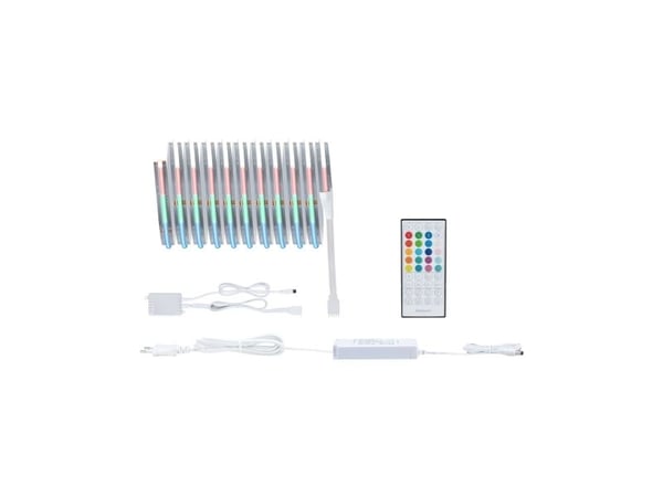 Paulmann 71198, Universell belysningslist, Atmosfär, Universal, Silver, Metall, Plast, IP20