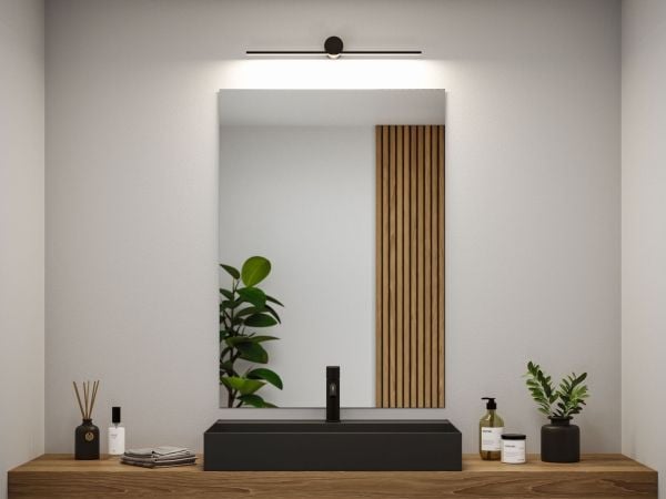 Paulmann Sava, Svart, Akryl, Metall, IP44, 1 lamp(or), LED, 5 W