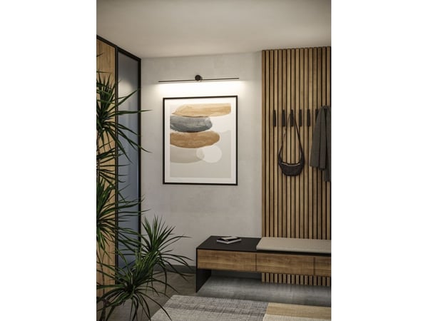 Paulmann Sava, Svart, Akryl, Metall, IP44, 1 lamp(or), LED, 7,5 W