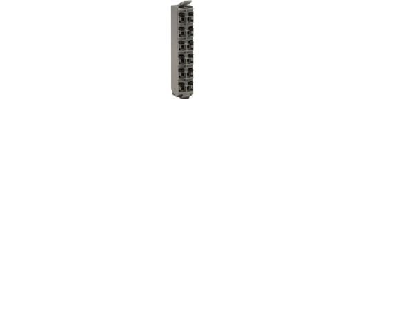 Liitinrima TM5 12 pin 24VDC harmaa