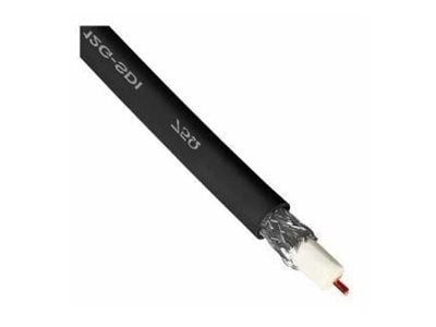 MicroConnect - Videokabel - 12G-SDI - fast till fast - 100 m - dubbelt skärmad - svart