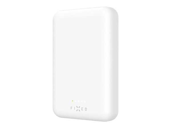 FIXED MagZen - Trådløs nødlader - Li-pol - 6000 mAh - 23.1 Wh - 20 watt - 3 A - PD 3.0 (USB-C) - hvit