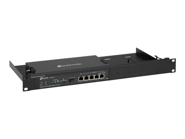Rackmount.IT RM-OM-T2 - Monteringssett for nettverksenhet - rackmonterbar - kullsort - 1U - 19"