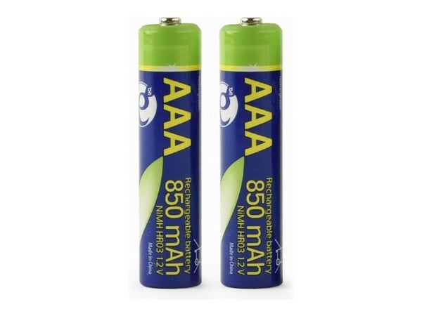 Gembird EnerGenie - Batteri - ready-to-use 2 x AAA - NiMH - (ladbare) - 850 mAh