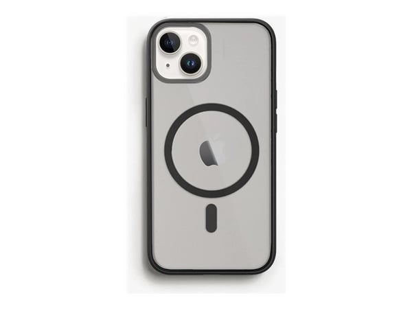 Woodcessories Clear Case MagSafe, Suojus, Apple, iPhone 14, 15,5 cm (6.1"), Musta, Läpikuultava