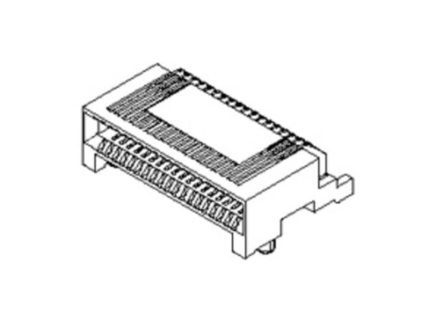 Molex uppoasennettava pistorasia (vakio) 75586-0007 1 kpl Nauha täydellä kelalla (Full reel)