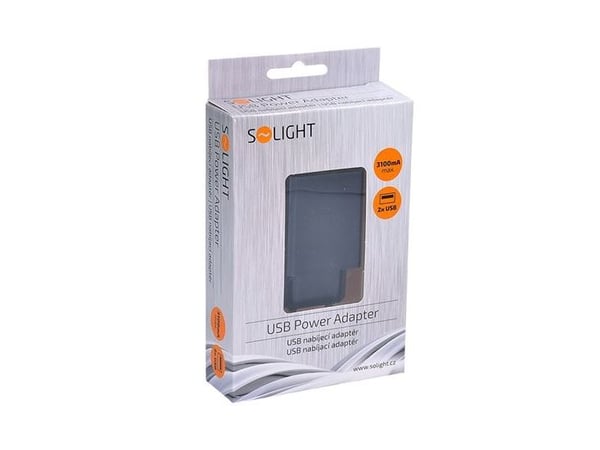 Solight DC48A, Indendørs, Vekselstrøm, Sort