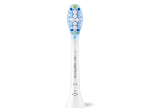 Philips Sonicare C3 Premium Plaque Defence HX9042 - Utskiftningsbørstehode - for tannbørste - hvit (en pakke 2)