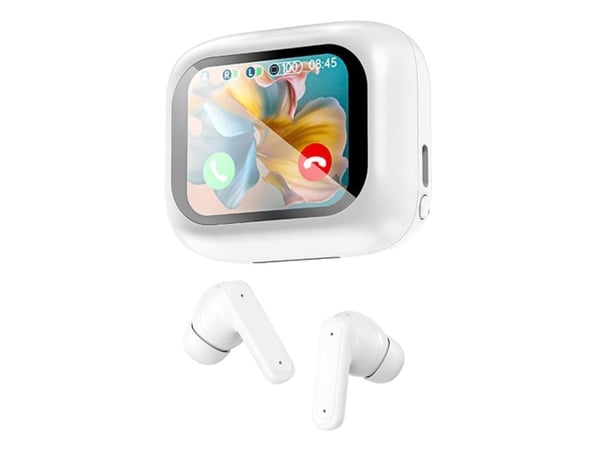 Techly ICC SB-BLT08W, True Wireless Stereo (TWS), 20 - 20000 Hz, Samtaler/musikk, Hodesett, Hvit