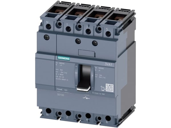 4-polig 100 A 690 V/AC Siemens 3VA11101AA420AA0