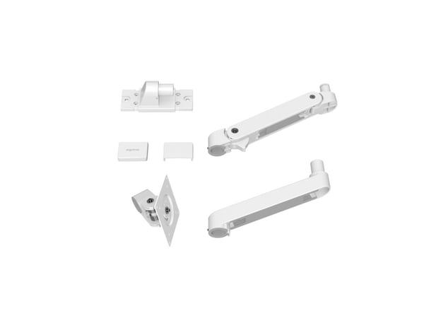 Ergotron LX Pro - Monteringssett (skjermarm) - for LCD-skjerm - aluminium - hvit - skjermstørrelse: inntil 34" - veggmonterbar