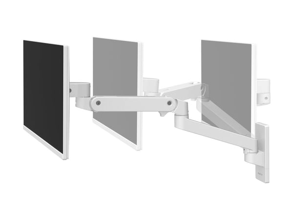 Ergotron LX Pro - Monteringssett (skjermarm) - for LCD-skjerm - aluminium - hvit - skjermstørrelse: inntil 34" - veggmonterbar