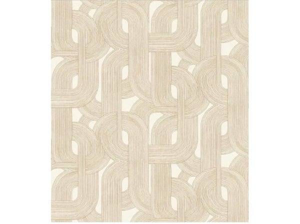 WALLPAPER 868111 GOLD WHITE GEOM