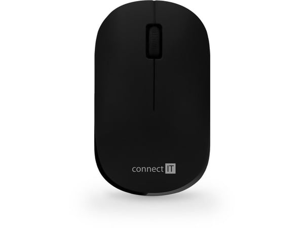Connect IT CKM-7800-CS, Full størrelse (100 og), Trådløs, RF kabel-fri, Sort, Mus inkludert
