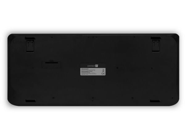 Connect IT CKM-7800-CS, Full størrelse (100 og), Trådløs, RF kabel-fri, Sort, Mus inkludert