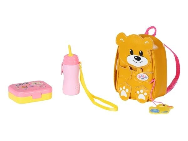 BABY born Kindergarten Backpack Set, Ryggsäck till docka, 2 År