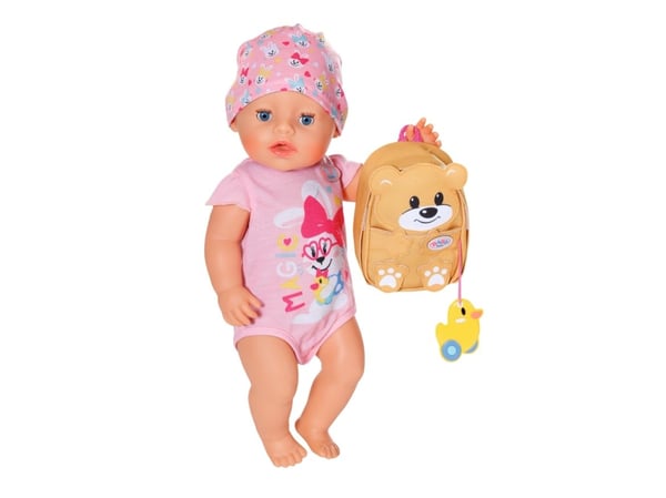 BABY born Kindergarten Backpack Set, Ryggsäck till docka, 2 År