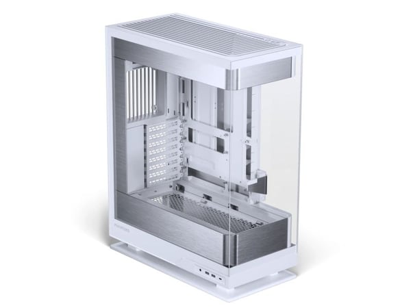 Phanteks Evolv Series X2 - Mid tower - utvidet ATX (E-ATX) - sidepanel med vindu (herdet glass) - ingen strømforsyning (ATX) - sølvhvit - USB/lyd