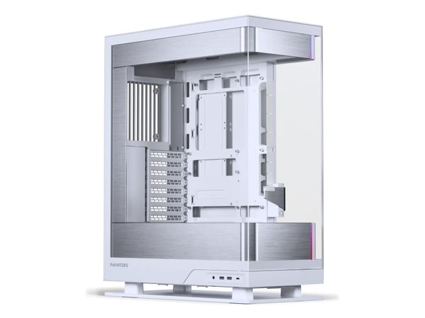 Phanteks Evolv Series X2 - Mid tower - utvidet ATX (E-ATX) - sidepanel med vindu (herdet glass) - ingen strømforsyning (ATX) - sølvhvit - USB/lyd