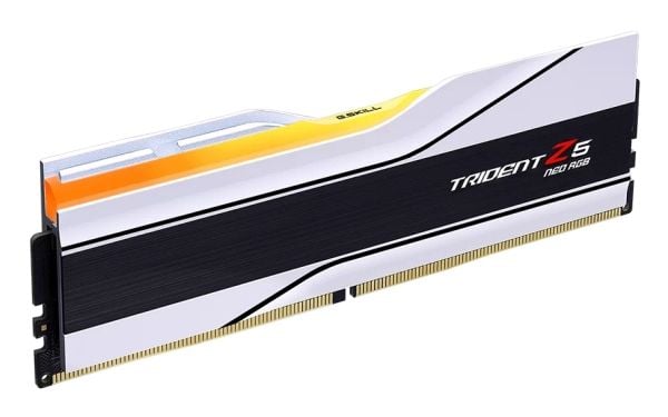 G.Skill Trident Z5 Neo RGB - DDR5 - sett - 64 GB: 2 x 32 GB - DIMM 288-pin - 6000 MT/s / PC5-48000 - CL28 - 1.4 V - ikke-bufret - on-die ECC - hvit