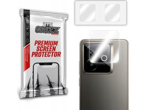GrizzGlass hybridglass kameraklede GrizzGlass HybridGlass Camera til Realme GT7 Pro Racing [2-pakk]