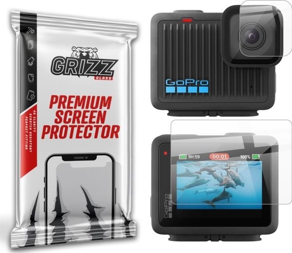 GrizzGlass hybridglass til GoPro Hero 4K GrizzGlass hybridglass til GoPro Hero 4K