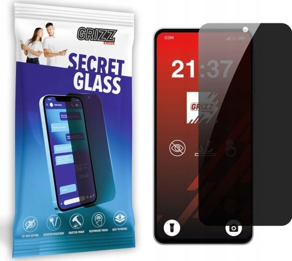 GrizzGlass SecretGlass yksityisyyslasi Samsung Galaxy A06 5G:lle