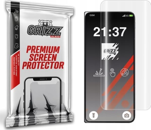 GrizzGlass hydrogel skjermbeskyttelsesfilm GrizzGlass Hydrofilm til Oppo Find N5