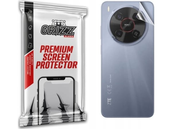 GrizzGlass beskyttelsesfilm bak GrizzGlass SatinSkin for ZTE Blade V70 Max