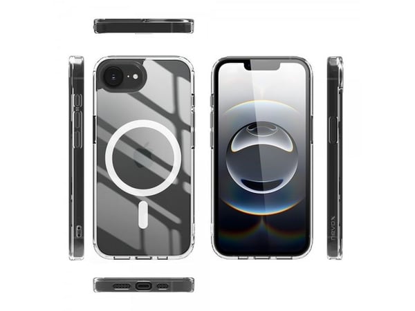 nevox 2497, Suojus, Apple, iPhone 16e, 15,5 cm (6.1"), Läpinäkyvä