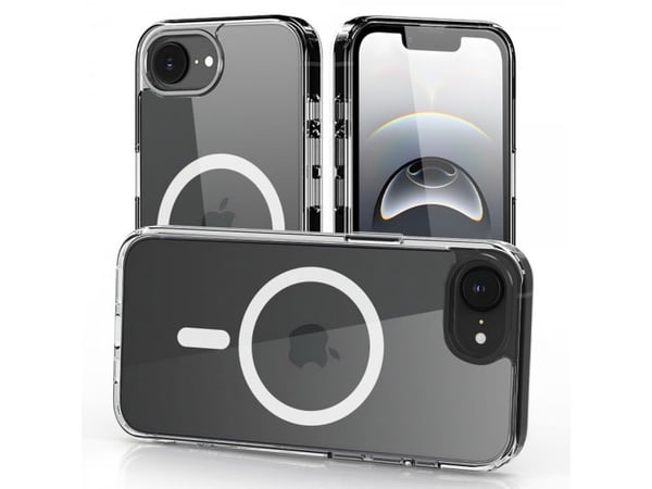 nevox 2497, Suojus, Apple, iPhone 16e, 15,5 cm (6.1"), Läpinäkyvä
