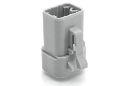 Amphenol ATP06-4S, 25 A, Grå, ATP04-4P* Receptacle, 1,2 cm