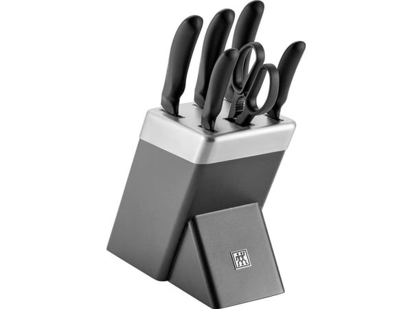Set med 5 knivar i Zwilling Style självslipande block