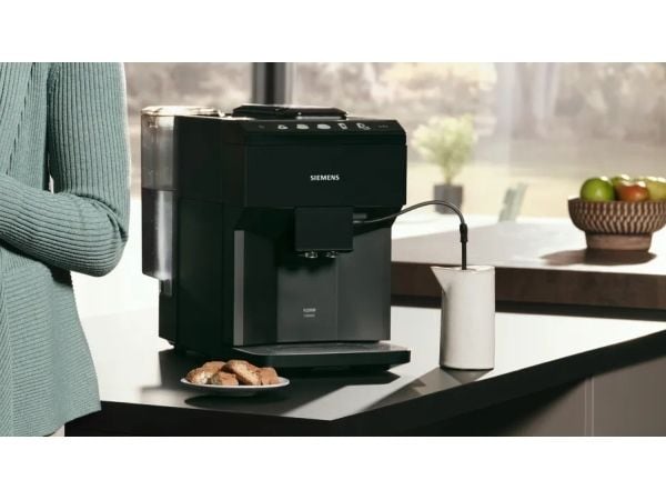 Siemens EQ.500 TP511R09, Espressomaskin, 1,9 l, Kaffe bønner, Innebygd kaffekvern, 1500 W, Sort