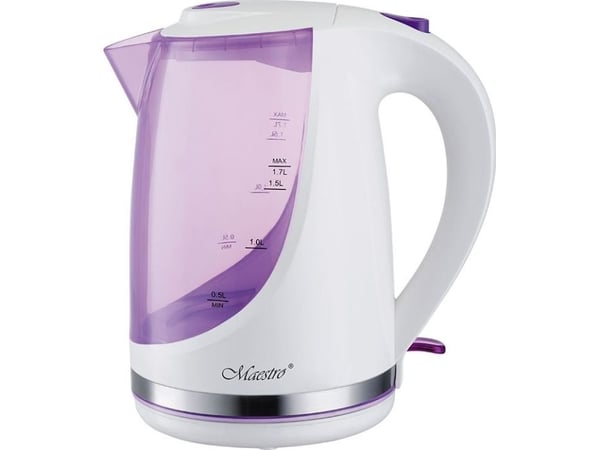 Feel-Maestro MR044 sininen, 1,7 L, 2200 W, sininen, valkoinen, muovia, säädettävä termostaatti, vesimittari, vesimittari