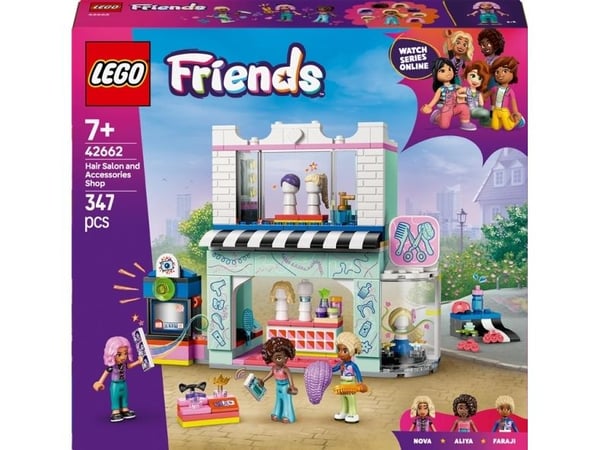 LEGO Friends 42662 Frisør og butikk med hårtilbehør