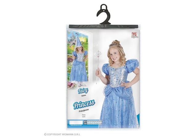 Blå prinsessklänning