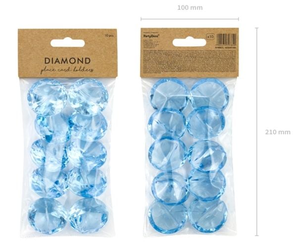 Diamant bordkortholder, klar