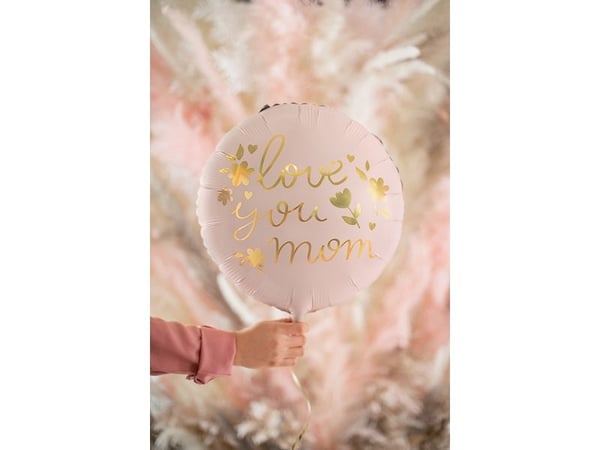 PartyDeco FB128, Toy balloon, Kalvo, Kulta, Vaaleanpunainen, Juhlateema, Pyöreä, 8 vuosi/vuosia