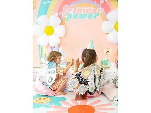 PartyDeco CPP24, Party hat, Papir, Flerfarget, 6 stykker, Bursdag, 160 mm
