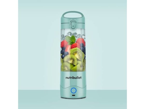 NutriBullet Kannettava, Sports Blender, 0,475 L, Pulssitoiminto, Jään murskaus, Sininen