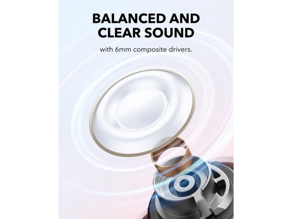 Soundcore A30i - True wireless-hodetelefoner med mikrofon - Bluetooth