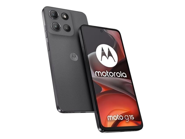 Motorola moto g15 17,1 cm (6,72") Dual SIM Android 15 4G USB Type-C 8 GB 128 GB 5200 mAh Harmaa