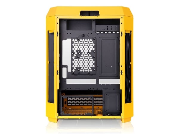 Thermaltake The Tower 600 - Mid tower - ATX - sidepanel med vindu (herdet glass) - ingen strømforsyning (PS/2) - bumblebee - USB/lyd