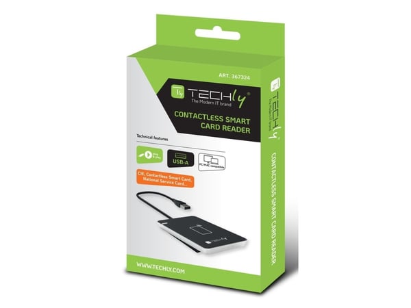 Techly I-CARD CAM-CIE, 65,7 mm, 99,7 mm, 14,7 mm, 92 g, 0 - 50 °C, -40 - 85%