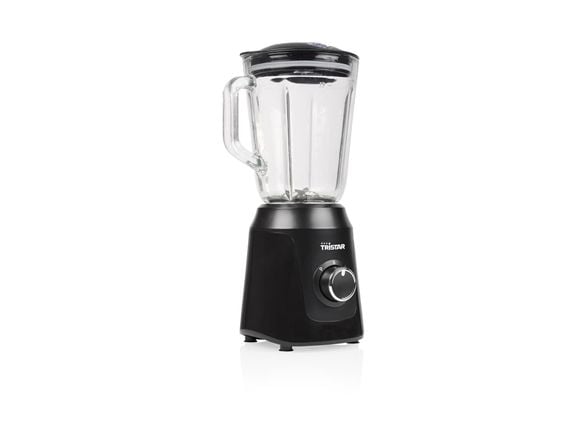 Tristar BL-4482, Blender til madlavning, 1 L, Impulsfunksjon, Knusning av is, 350 W, Sort, Transparent