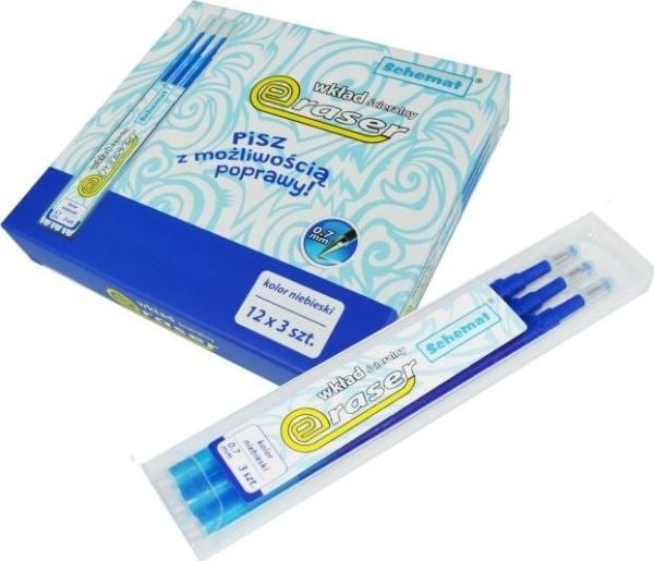 ERASER 3558 OP. 3 kpl sininen kaaviokaavio