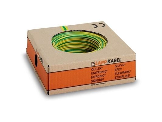 LAPP 4520001-100 Johdin H07V-K 1 x 1,50 mm² vihreä, keltainen 100 m