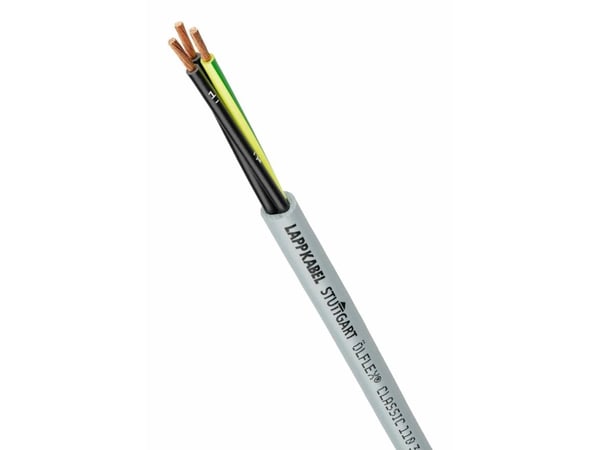 LAPP ÖLFLEX® CLASSIC 110 styrkabel 3 G 1 mm² grå 1119203-100 100 m